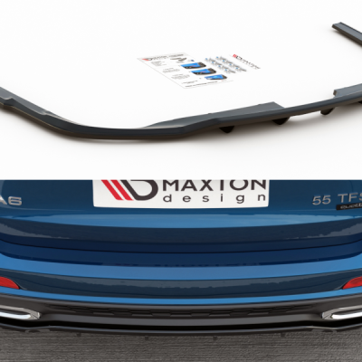 Splitter Central Traseiro (with vertical bars) Audi A6 S-Line Avant C8