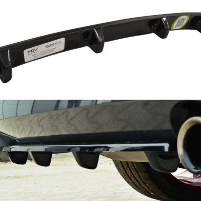 Splitter central traseiro for BMW 4 F32 M-PACK (with vertical bars)