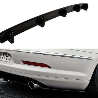 Splitter central traseiro VW Passat CC R36 RLINE (Preface) (with vertical bars)