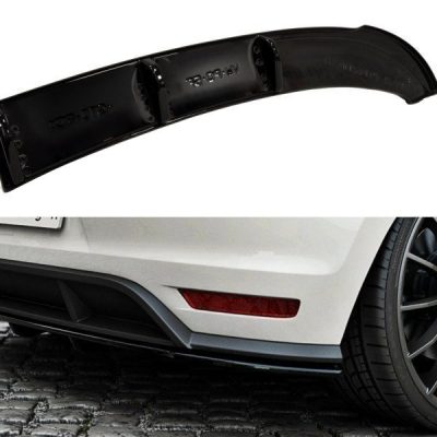 REAR SPLITTER VW POLO MK5 GTI FACELIFT (with a vertical bar)