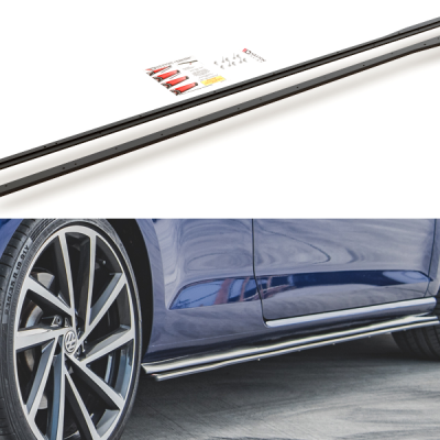 Racing Durability Difusores de embaladeiras laterais VW Golf 7 R / R-Line Facelift