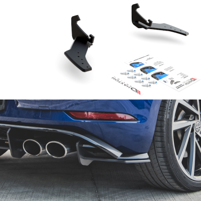 Racing Durability Splitters laterais traseiros VW Golf 7 R Facelift