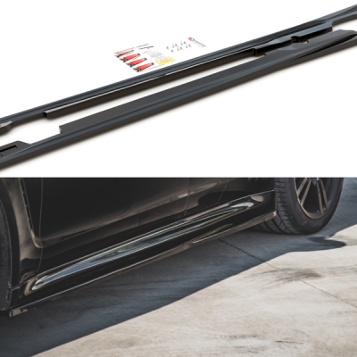 Difusores de embaladeiras laterais V.1 Porsche Panamera Turbo 970 Facelift