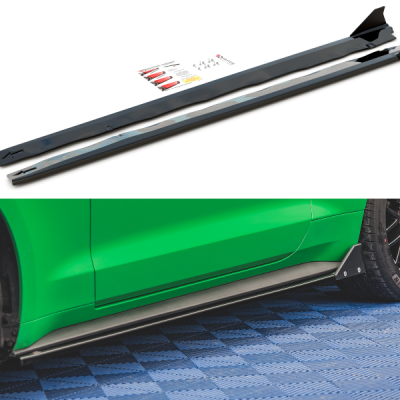 Difusores de embaladeiras laterais + Flaps Ford Mustang GT Mk6 Facelift