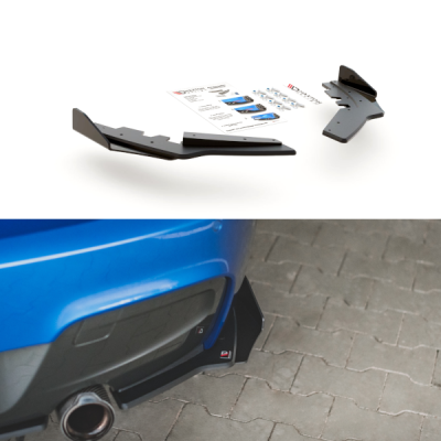 Racing Durability Splitters laterais traseiros + Flaps BMW M135i F20