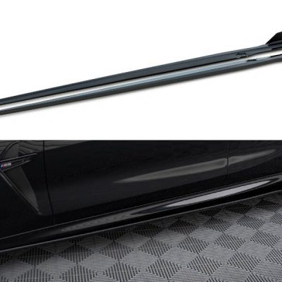 Difusores de embaladeiras laterais V.1 + Flaps BMW M8 Gran Coupe F93 / 8 Gran Coupe M-Pack G16