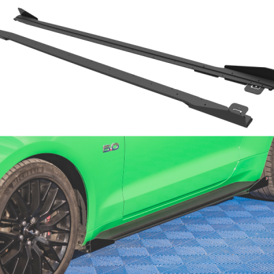 Street Pro Difusores de embaladeiras laterais V.1 + Flaps Ford Mustang GT Mk6 Facelift