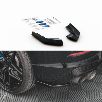 Splitters laterais traseiros V.2 for Volkswagen Golf R Mk8