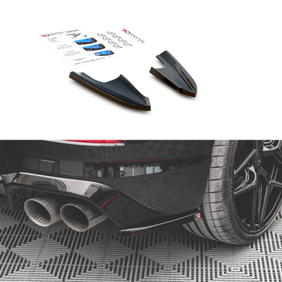 Splitters laterais traseiros V.3 for Volkswagen Golf R Mk8