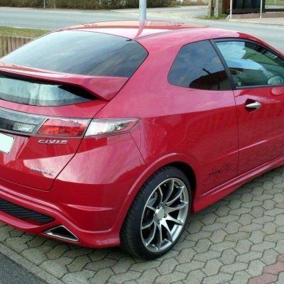 REAR SPOILER HONDA CIVIC VIII HB < TYPE R LOOK >