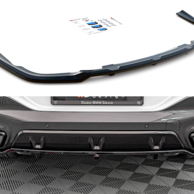Splitter Central Traseiro (with vertical bars) V.1 BMW X6 M-Pack G06