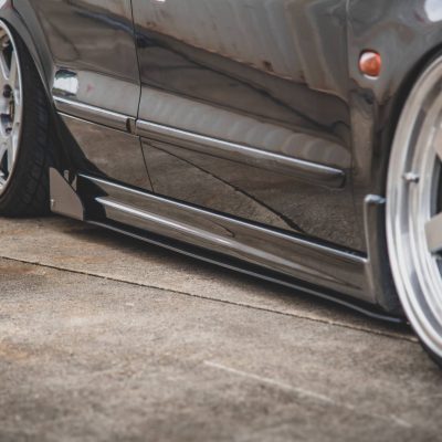 Racing Difusores de embaladeiras laterais Mitsubishi Galant Avance Mk8