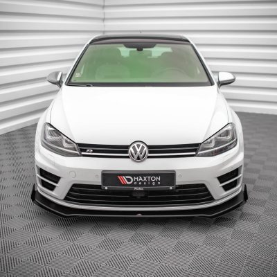 Street Pro Splitter frontal V.1 + Flaps Volkswagen Golf R Mk7