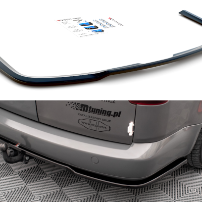 Splitter Central Traseiro for Volkswagen Caddy Long Mk3 Facelift