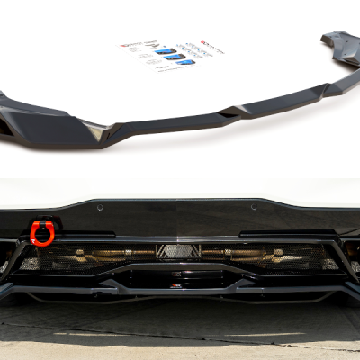 Splitter Central Traseiro Chevrolet Corvette C8