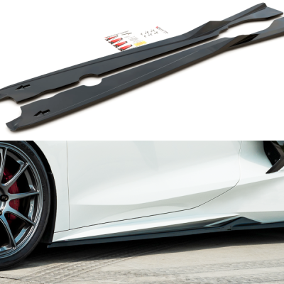 Difusores de embaladeiras laterais Chevrolet Corvette C8