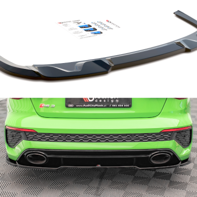 Splitter Central Traseiro Audi RS3 Sedan 8Y