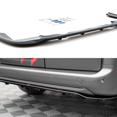 Splitter Central Traseiro (with vertical bars) Peugeot Partner Long Mk3