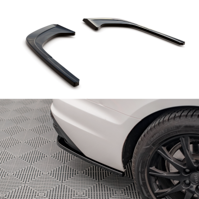 Splitters laterais traseiros Audi A4 B9 Facelift