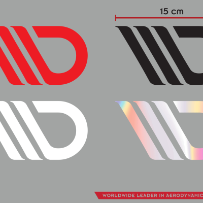 Maxton Sticker Vermelho 01 Signet Sticker Without Inscription 15x7,5 cm red