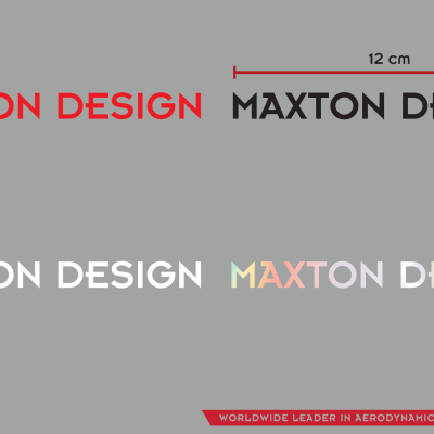 Maxton Sticker Preto 03 Sticker The inscription Without a Signet Logo 12x1 cm black