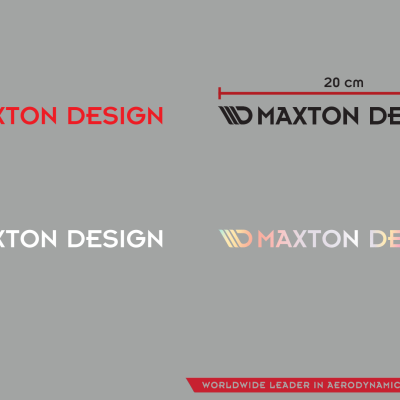 Maxton Sticker Vermelho 04 Sticker Logo in String 20x1,5 cm red