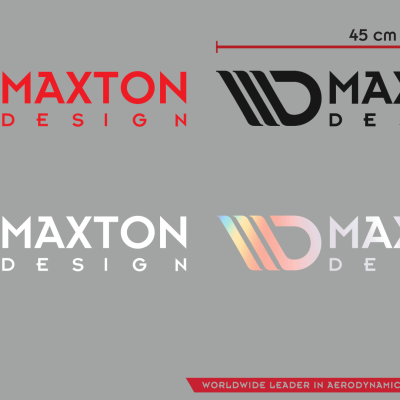 Maxton Sticker Vermelho 06 Large Logo Sticker 45x8,5 cm red