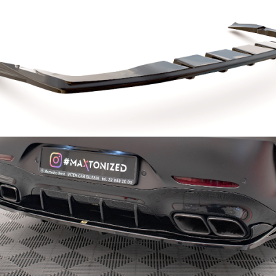 Splitter Central Traseiro (with vertical bars) Mercedes-AMG GT 63S 4-Door Coupe Aero