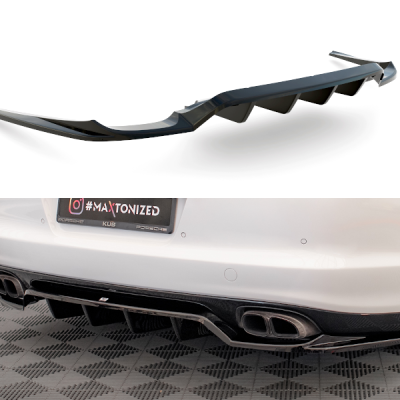 Splitter Central Traseiro (with vertical bars) Porsche Panamera Turbo 970
