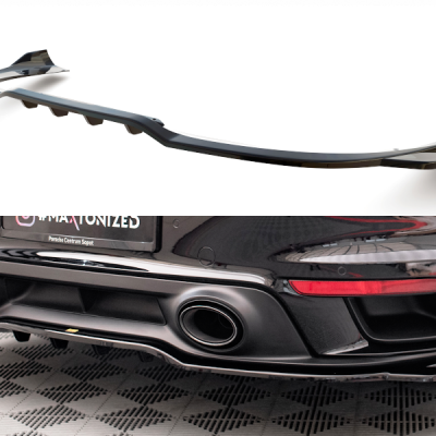 Splitter Central Traseiro (with vertical bars) Porsche 911 Turbo S 992