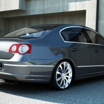 REAR BUMPER SPOILER VW PASSAT B6 (R-LINE LOOK) SALOON