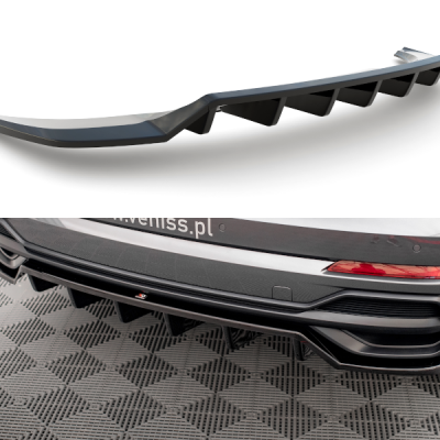 Splitter Central Traseiro (with vertical bars) Audi Q3 S-Line F3