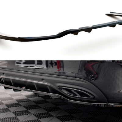 Splitter Central Traseiro (with vertical bars) Mercedes-Benz C AMG-Line W205 Facelift