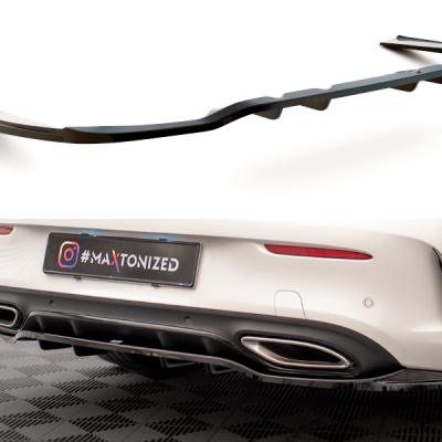 Splitter Central Traseiro (with vertical bars) Mercedes-Benz C Coupe AMG-Line C205 Facelift