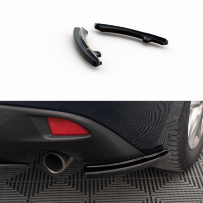 Splitters laterais traseiros Mazda 3 Mk3