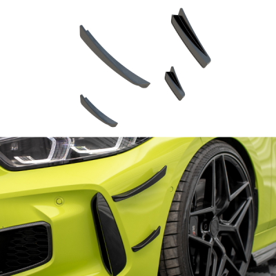 Asas do pára-choques dianteiro em fibra de carbono (Canards) BMW 1 F40 M-Pack/ M135i