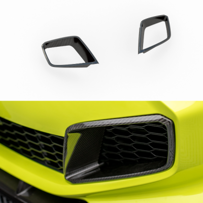 Ventiladores laterais do pára-choques dianteiro em fibra de carbono BMW 1 F40 M-Pack/ M135i