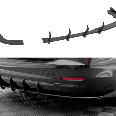 Street Pro Splitters laterais traseiros + Flaps BMW 4 Gran Coupe F36