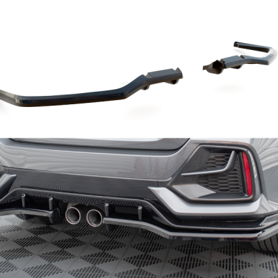 Splitter Central Traseiro (with vertical bars) Honda Civic Sport Mk 10 Facelift