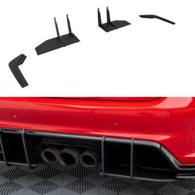 Street Pro Splitters laterais traseiros Honda Civic Type-R Mk 11