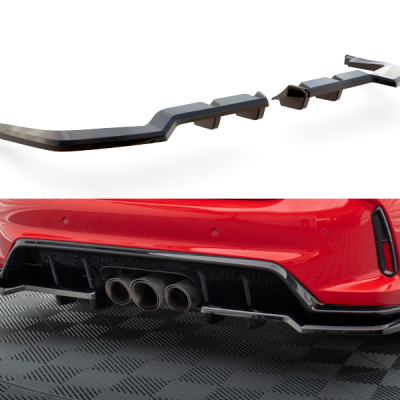 Splitter Central Traseiro (with vertical bars) V.1 Honda Civic Type-R Mk 11