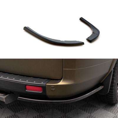 Splitters laterais traseiros Ford Tourneo Custom Mk1 Facelift