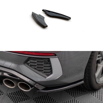 Splitters laterais traseiros V.2 Audi S3 Sedan 8Y