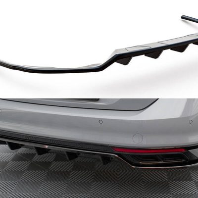 Splitter Central Traseiro (with vertical bars) Volkswagen Passat R-Line B8 Facelift
