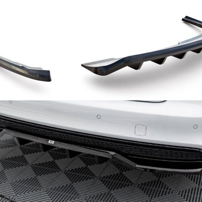 Splitter Central Traseiro (with vertical bars) Audi A4 Competition B8 Facelift