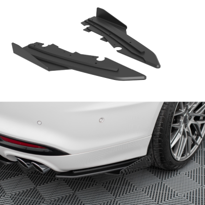 Street Pro Splitters laterais traseiros + Flaps Ford Mondeo Sport Mk5 Facelift / Fusion Sport Mk2 Facelift