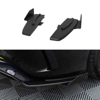 Street Pro Splitters laterais traseiros + Flaps Mercedes-AMG CLA 45 C117 Facelift