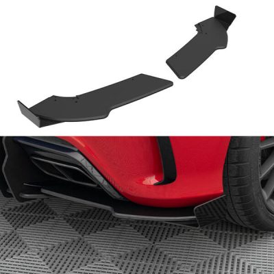 Street Pro Splitters laterais traseiros + Flaps Mercedes-Benz A 45 AMG W176 Facelift