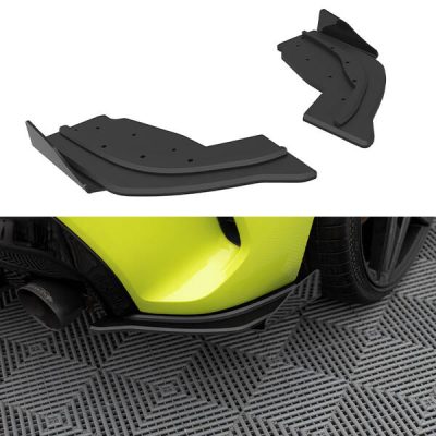 Street Pro Splitters laterais traseiros V.1 + Flaps V.1 BMW 1 F40 M-Pack / M135i