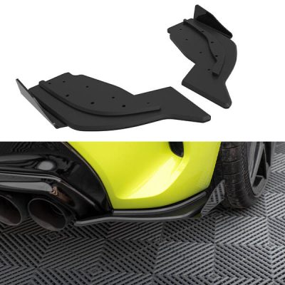 Street Pro Splitters laterais traseiros V.2 + Flaps V.2 BMW 1 F40 M-Pack / M135i